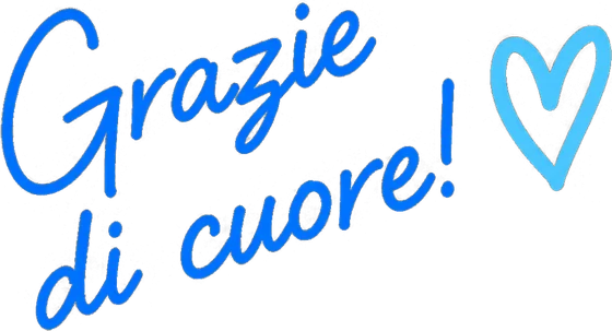 Grazie di cuore!